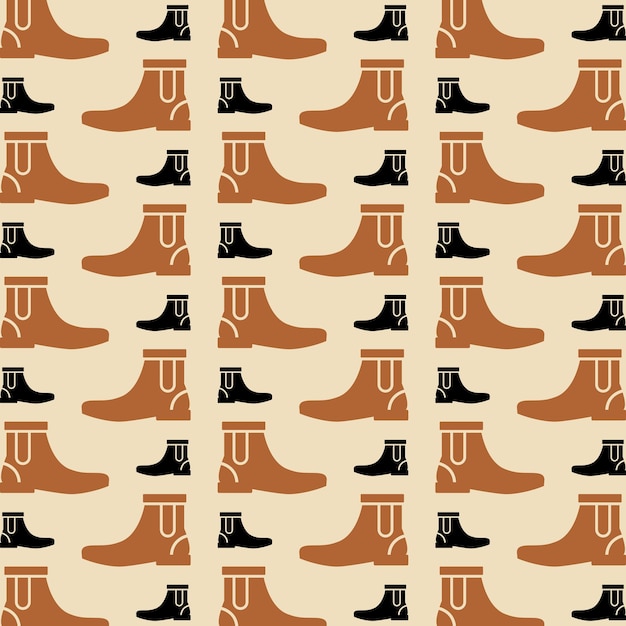 Botas, resumen, arte creativo, diseño, moda, seamless, patrón, vector, ilustración, fondo