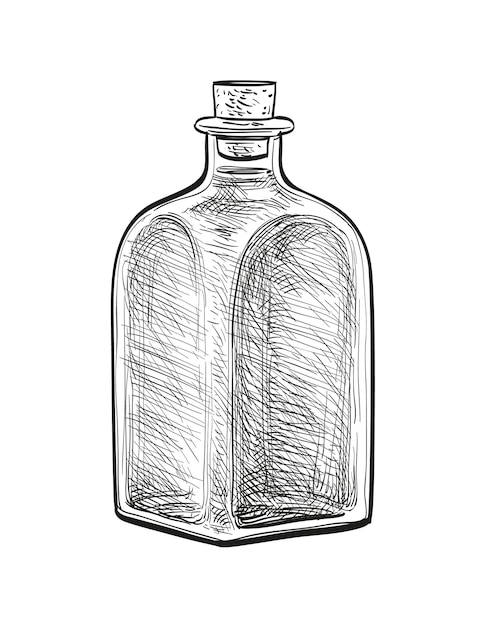 Vector botella de aceite de oliva