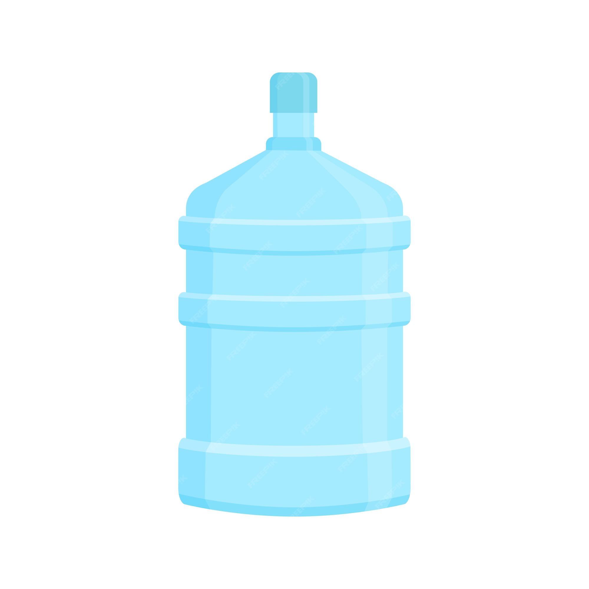 bosquejo salario Todos los años Botella de agua de cinco galones recipiente de plástico grande para agua  potable mineral | Vector Premium
