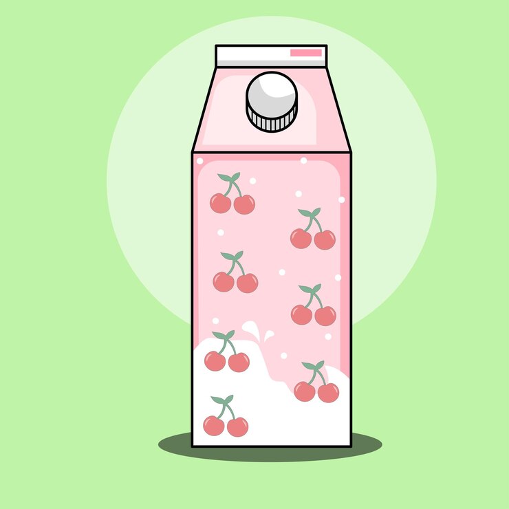 Vector botella de leche