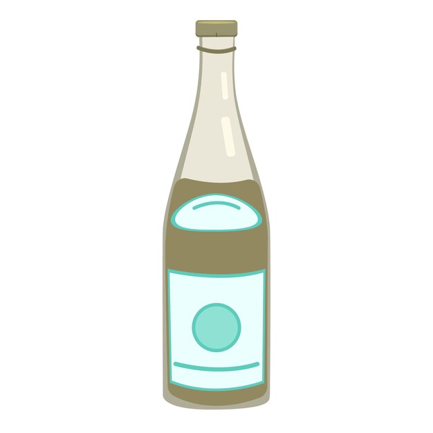 Botella de limonada aislado en una maqueta de jugo de fondo blanco listo para su diseño