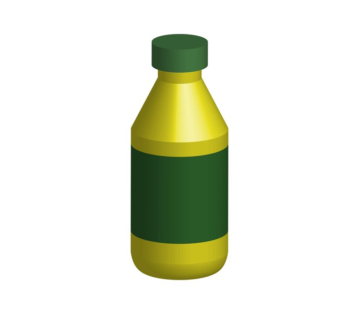 Vector botella de limonada tridimensional.