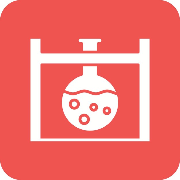 una botella de perfume está en un fondo rojo