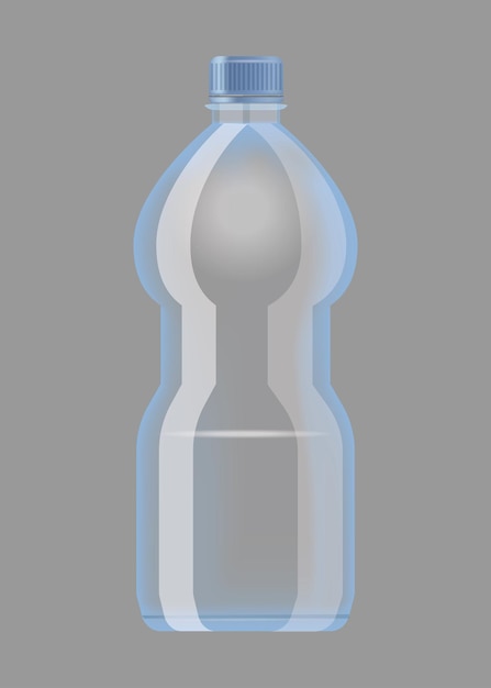 Vector botella de plástico vectorial2