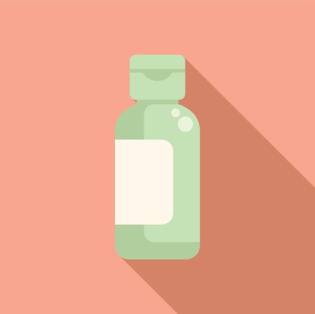 Botella de plástico verde que contiene jabón líquido para el lavado de manos e higiene