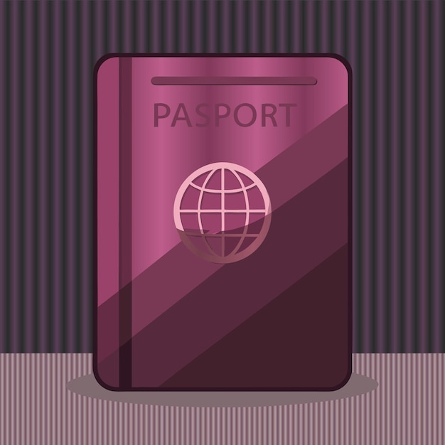 una botella de puerto con una etiqueta que dice "pasaporte" en ella