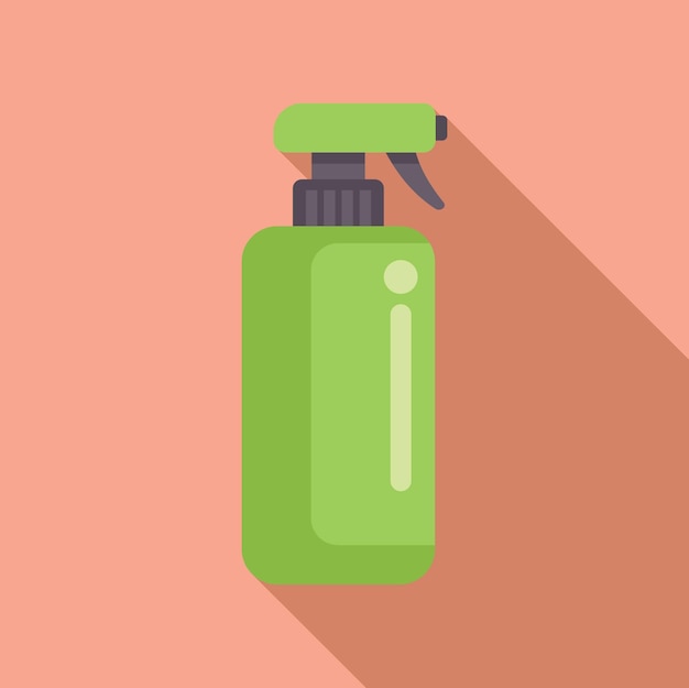 Botella de pulverización verde para limpieza y desinfección