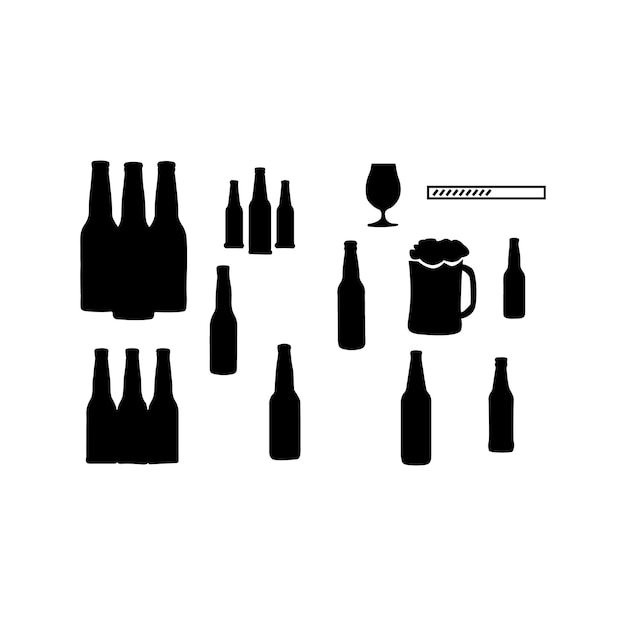 una botella de vino y una botella De vino se muestran en un fondo blanco