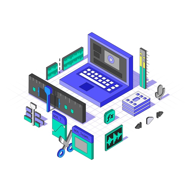Botón de comando de instrucciones en Chatbot Búsqueda por imágenes e ideas instrucciones de vector isométrico 3d