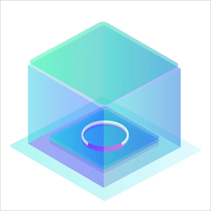 Vector botón de cuadro de carga plantilla de descarga moderna para una ilustración de vector isométrica de sitio web