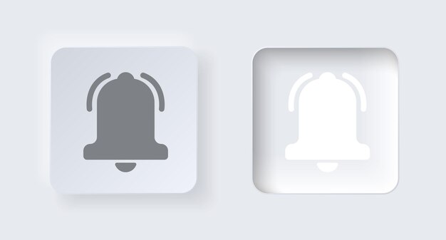 Botón de encendido y apagado neumórfico para aplicación de interfaz o diseño web
