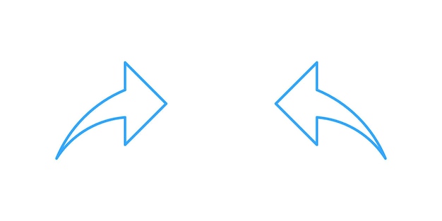 botón de icono deshacer y volver a hacer
