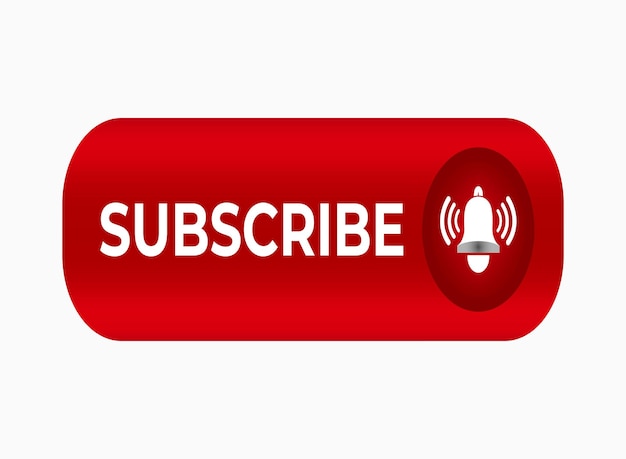Botón y icono de suscripción para youtube