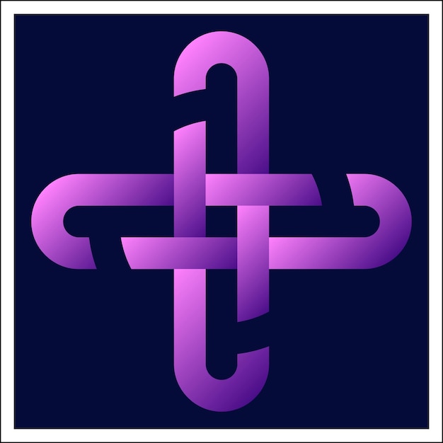 Botón más botón Añadir botón enlace de logotipo añadir clip símbolo de logotipo de la adición símbolo púrpura logotipo más