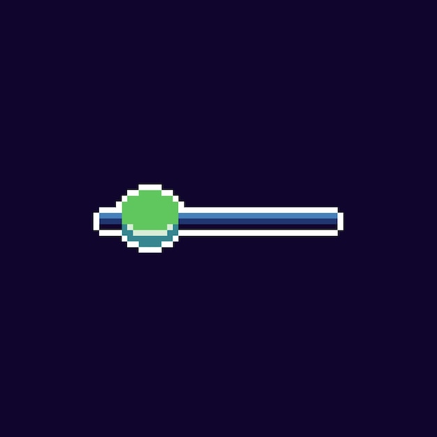 botón de pixel art para el activo del juego