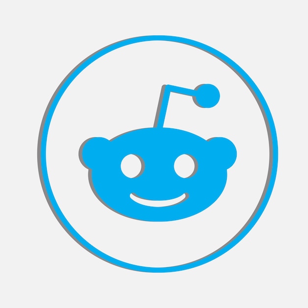 Botón Reddit para redes sociales icono de teléfono símbolo logotipo de Reddit