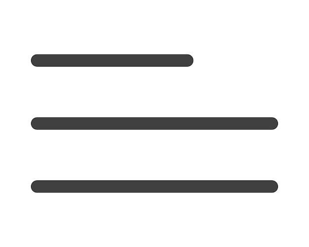 Los botones del icono del menú de hamburguesas, la navegación de la interfaz de usuario del sitio web, la aplicación móvil, los elementos vectoriales, el usuario, los iconos de interfaz.