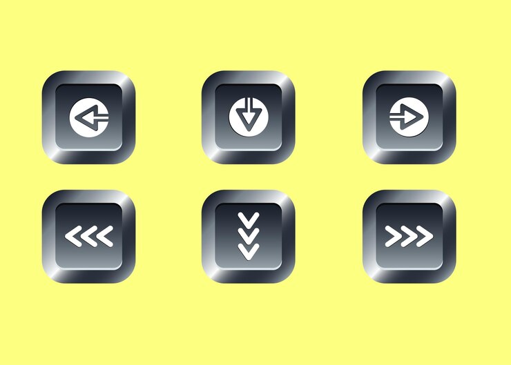 Vector botones web de llamada a la acción