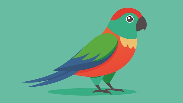 Boukers Parrot Impresionante ilustración vectorial para sus diseños