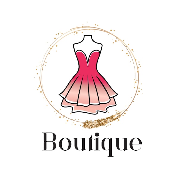 boutique logo vector moderno 2022