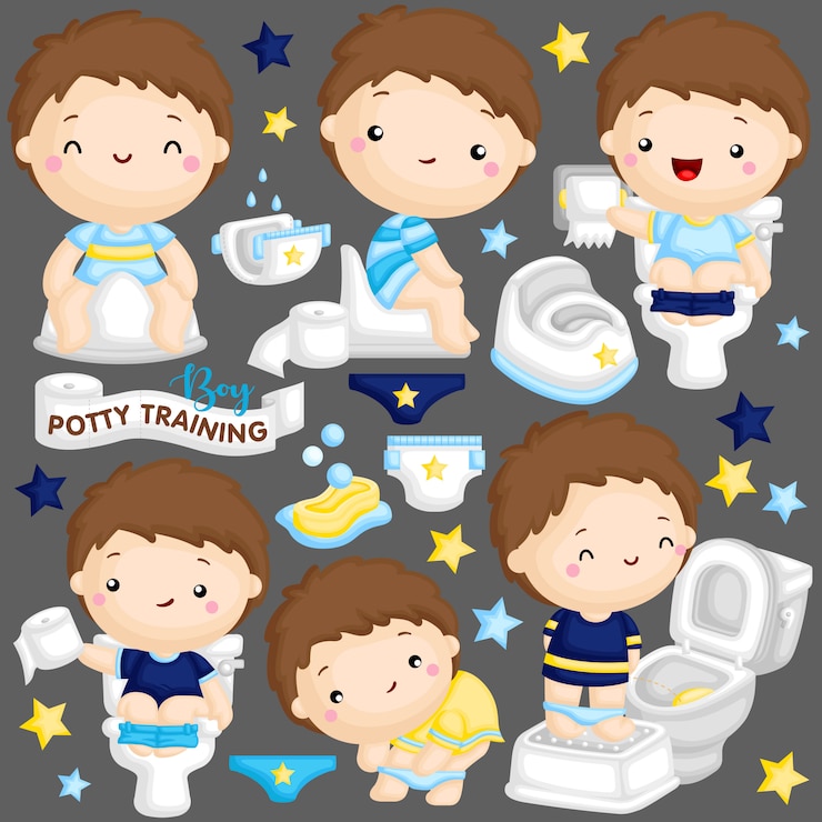 Vector boy potty training