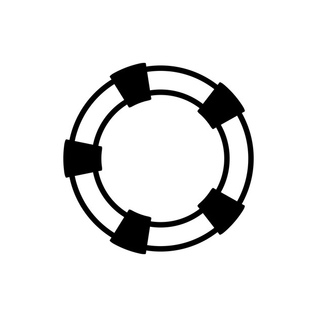 boya icono vector plantilla ilustración logotipo diseño
