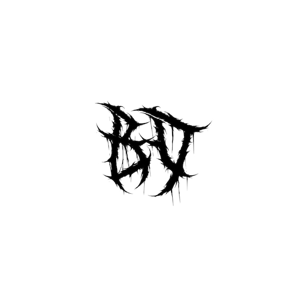 BQ Monogram Logo Design letra texto nombre símbolo monocromo logotipo alfabeto carácter simple logo