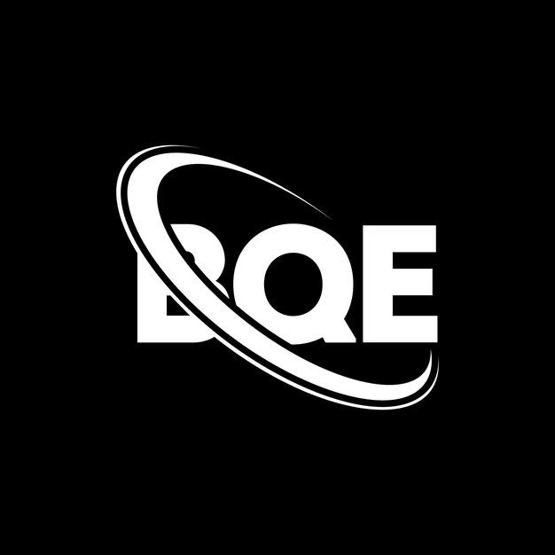BQE logotipo BQE letra BQE diseño de letra logotipo Iniciales BQE Logotipo vinculado con círculo y mayúscula monograma Logo BQE tipografía para negocios de tecnología y marca inmobiliaria