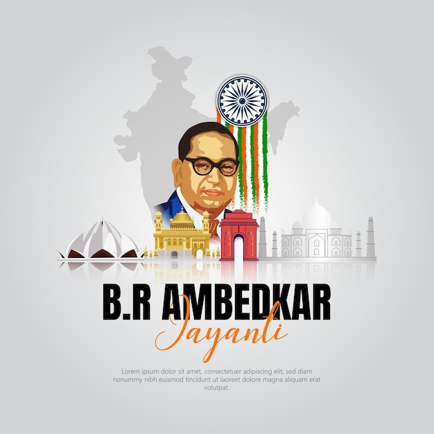 BR Ambedkar Jayanti observado el 14 de abril conmemora el aniversario del nacimiento del Dr. BR Ambedker