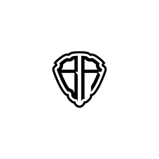 BR Monogram Logo Design letra texto nombre símbolo monocromo logotipo alfabeto carácter simple logo