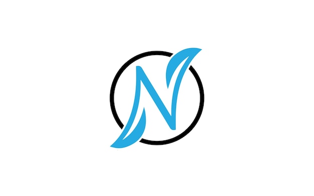 Branding identidad corporativa vector logo letra N diseño
