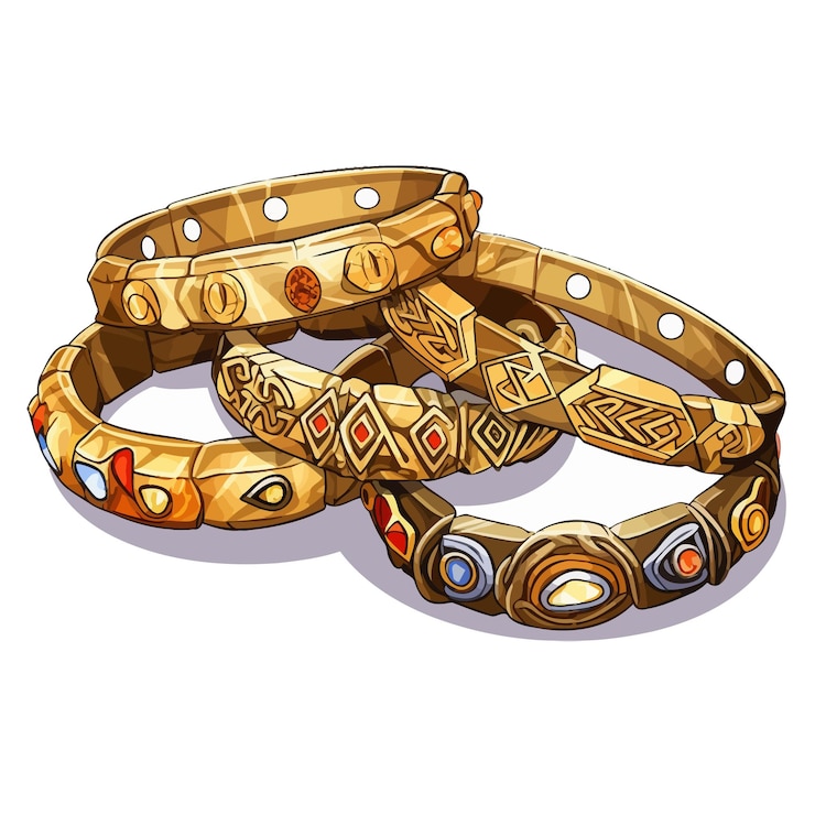 Vector el brazalete boho.