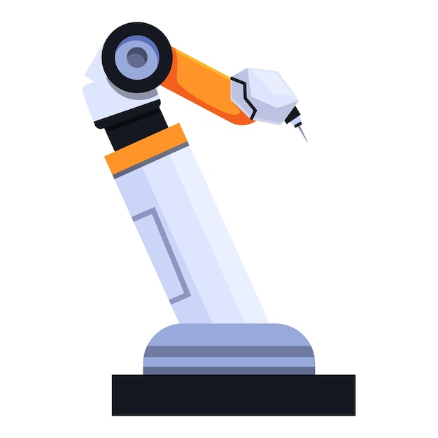 Brazo de robot industrial que realiza una tarea en un entorno de fábrica