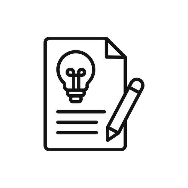 breve símbolo de icono en fondo blanco