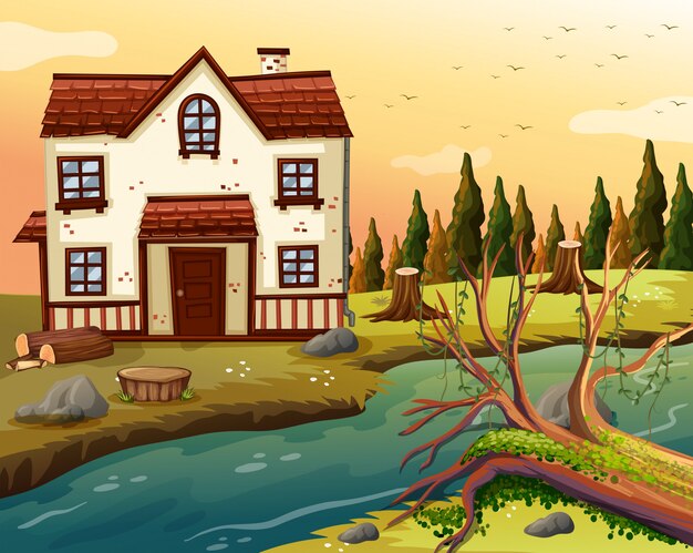 Brickhouse junto al río