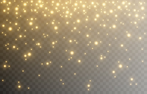 Brillar. Efecto de luz, luz dorada. Luz del cielo. Luces, brillo dorado, destellos. Imagen PNG.