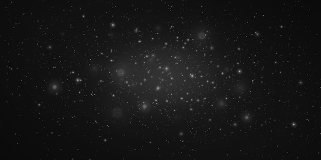 Brillas blancas brillan Polvo brillante con efecto de luces