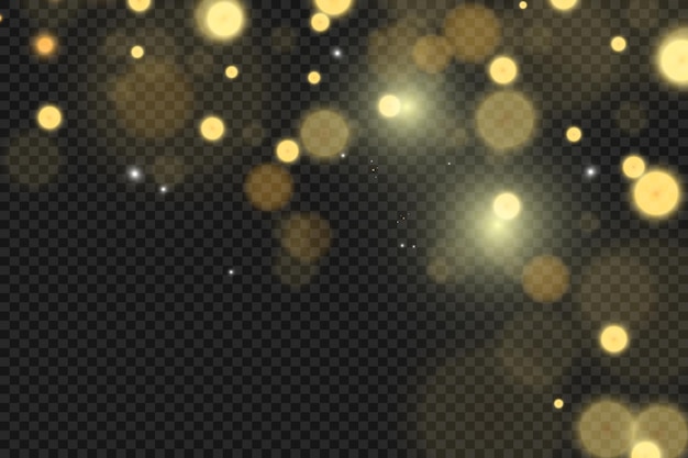 Brillo brillante del vector del polvo Adornos brillantes brillantes para el fondo Ilustración vectorial