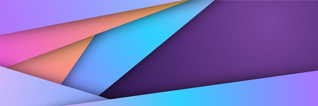 Brillo de geometría de fondo de banner abstracto colorido brillante y vector de elemento de capa para diseño de presentación Traje para seminario festivo de fiesta de institución corporativa de negocios y charlas