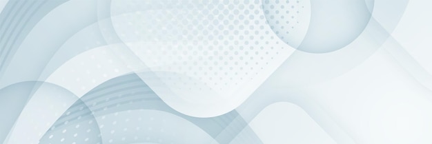 Brillo de papel de banner abstracto blanco gris y vector de elemento de capa para diseño de presentación Traje para charlas y seminarios festivos de fiesta de institución corporativa de negocios