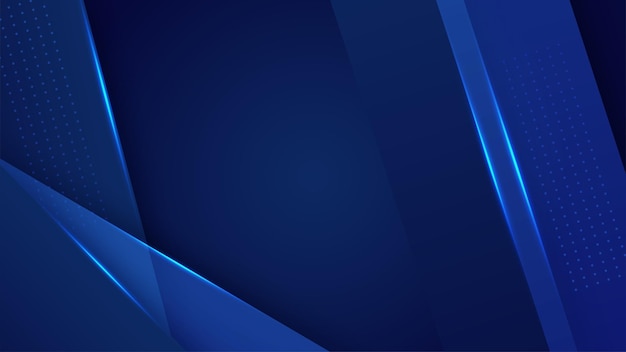 Brillo de papel de fondo abstracto azul oscuro moderno y vector de elemento de capa para diseño de presentación Traje para seminario festivo de fiesta de institución corporativa empresarial y charlas