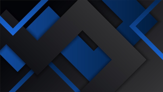 Brillo de papel de fondo abstracto negro y azul y vector de elemento de capa para diseño de presentación Traje para charlas y seminarios festivos de fiesta de institución corporativa de negocios