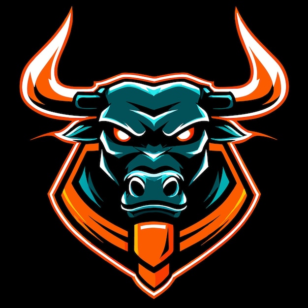 Brooding bull vector para artistas gráficos