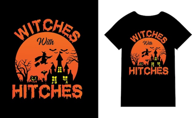 Las brujas se enganchan la camiseta.