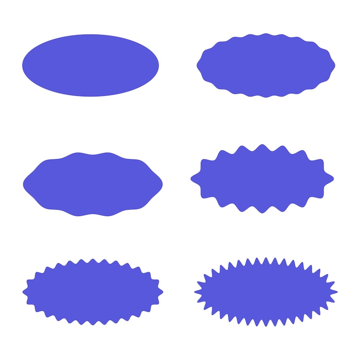 Vector el brutalismo de moda forma elementos geométricos abstractos mínimos