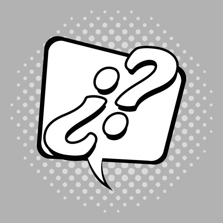 Vector bubble pop art of question icon. comunicación cómica retro y tema de expresión.