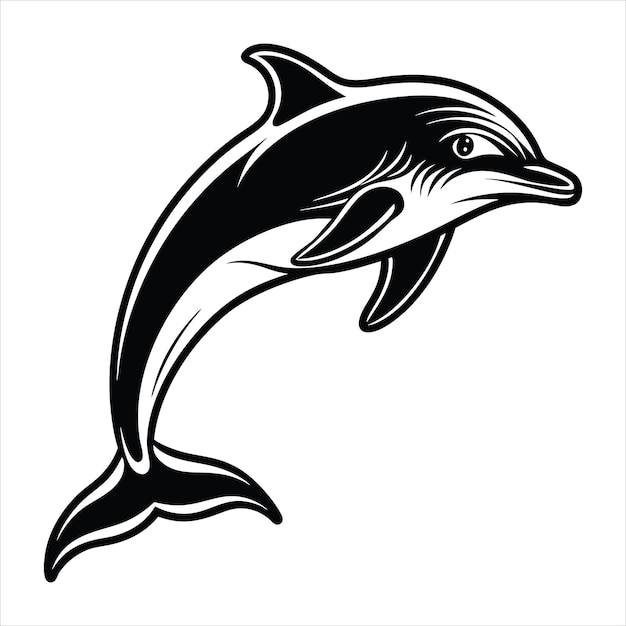 Buceo de delfines en el mar