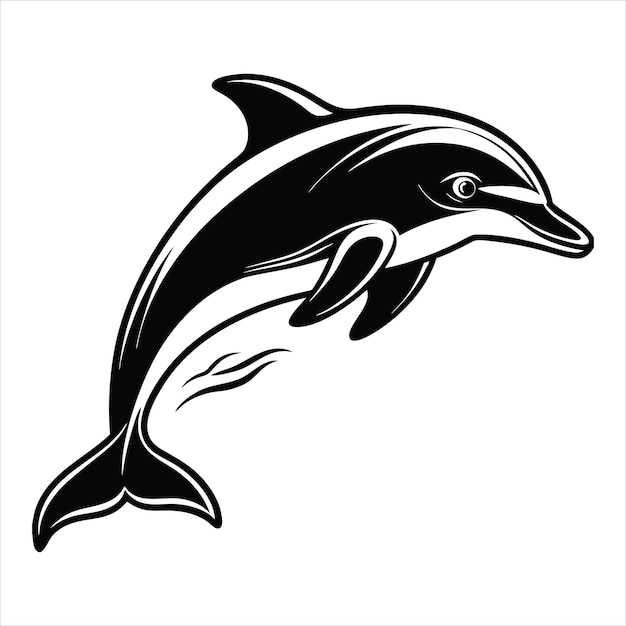 Buceo de delfines en el mar