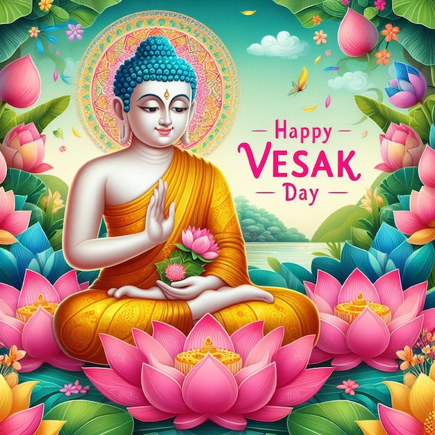 Vector el buddha jayanti