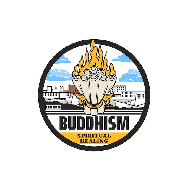 Budismo icono Buda curación espiritual